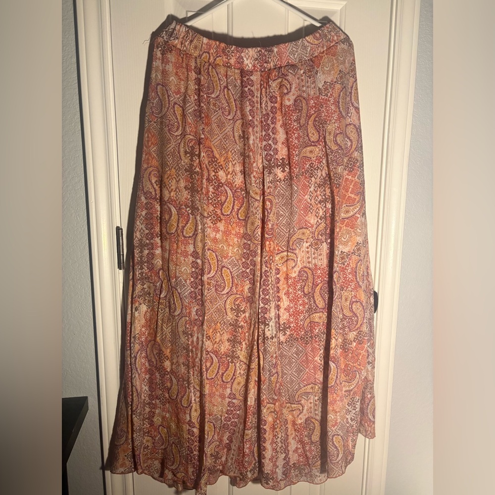 pink Long Skirts